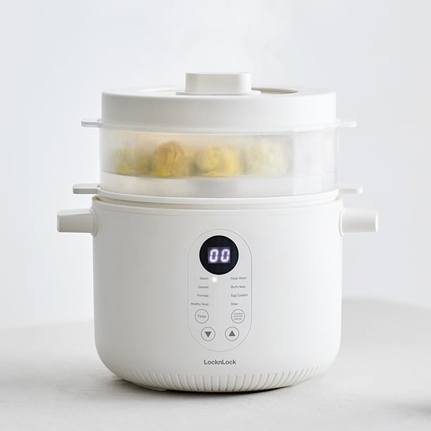 Nồi nấu chậm đa năng Locknlock Bianco Multi-function Slow Cooker 2.5L - EJP164IVY, , large image number 1